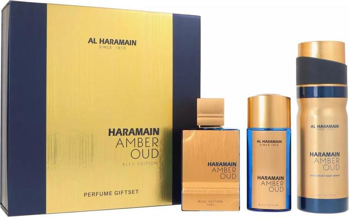 Al Haramain Amber Oud Bleu Edition perfume gift set,unisex