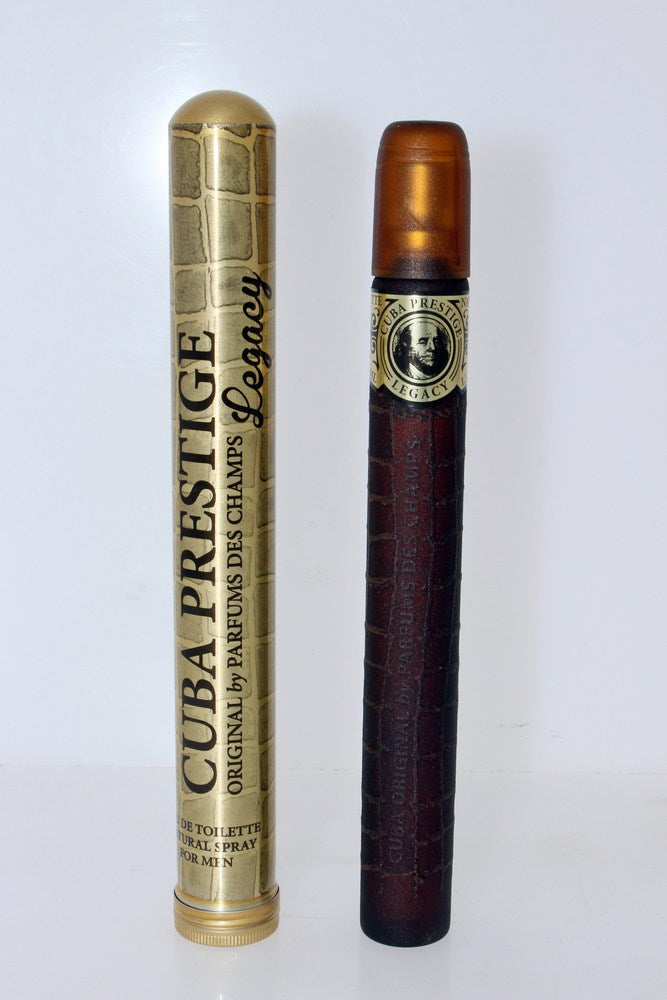cylindrical products, one gold and one brown, on a white background